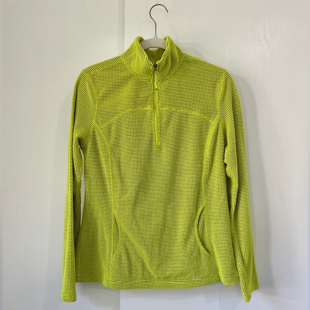 🎈🎈 Tangerine Bright Green Quarterzip